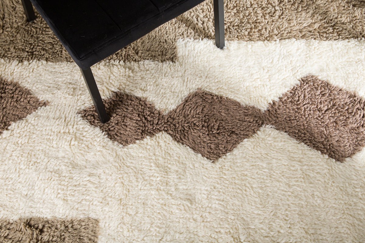 Teppich Naomi – mit hohem Flor aus Wolle