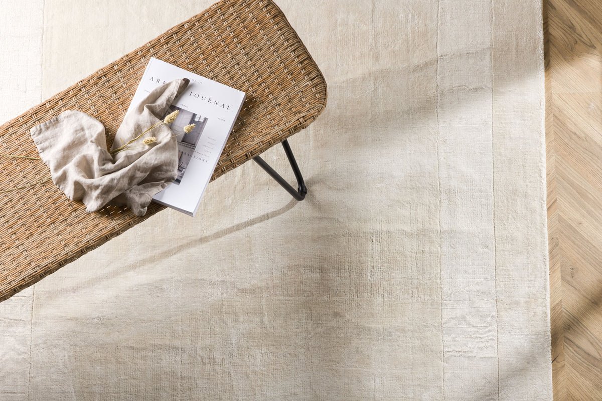 Vloerkleed London – met fijne glans van viscose en katoen