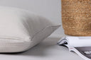 Kissenbezug Moments - 60x60 cm in Beige und Grau aus 100% Baumwolle