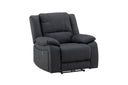 Fauteuil Dubai - en Noir avec fonction de couchage