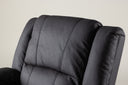 Fauteuil Dubai - en Noir avec fonction de couchage