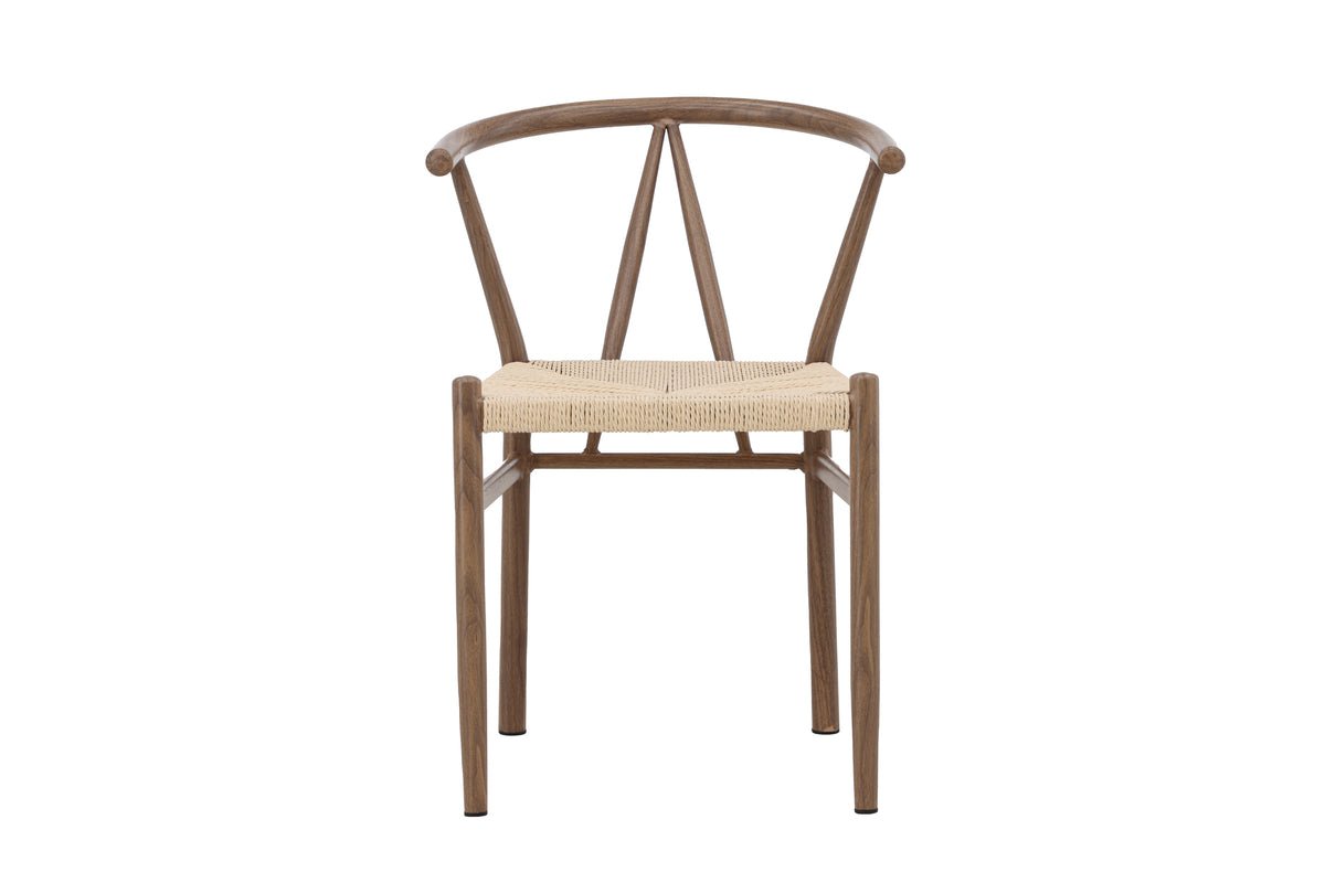 Stoel Fliou II - In Zwart met effen gekleurde zitting