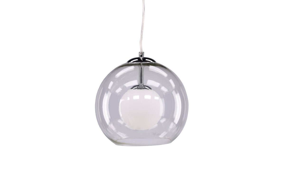 Hanglamp „Chobe" – Met transparante glazen lampenkap
