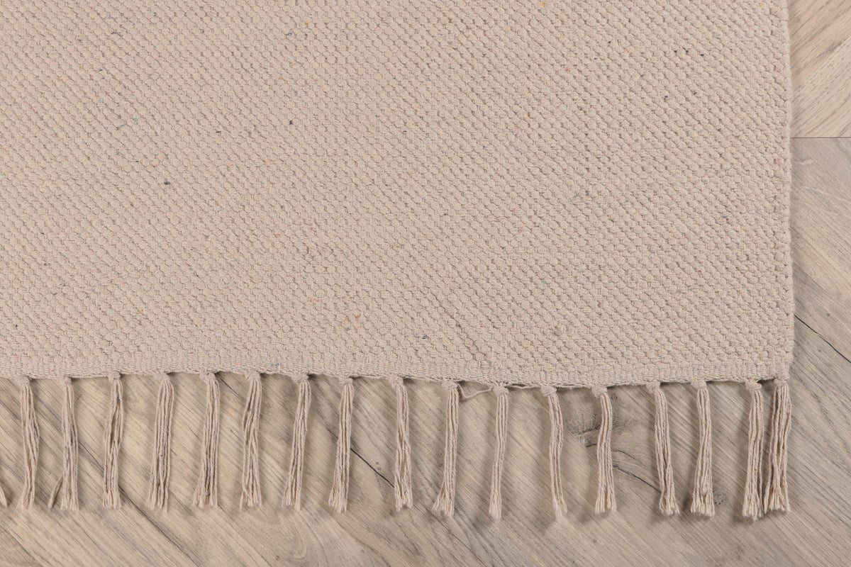 Vloerkleed Elvion – handgeweven van 100% katoen