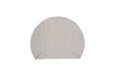 Vloerkleed Naveen – rond in Beige van polyester & katoen