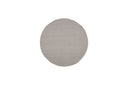 Vloerkleed Naveen – rond in Beige van polyester & katoen