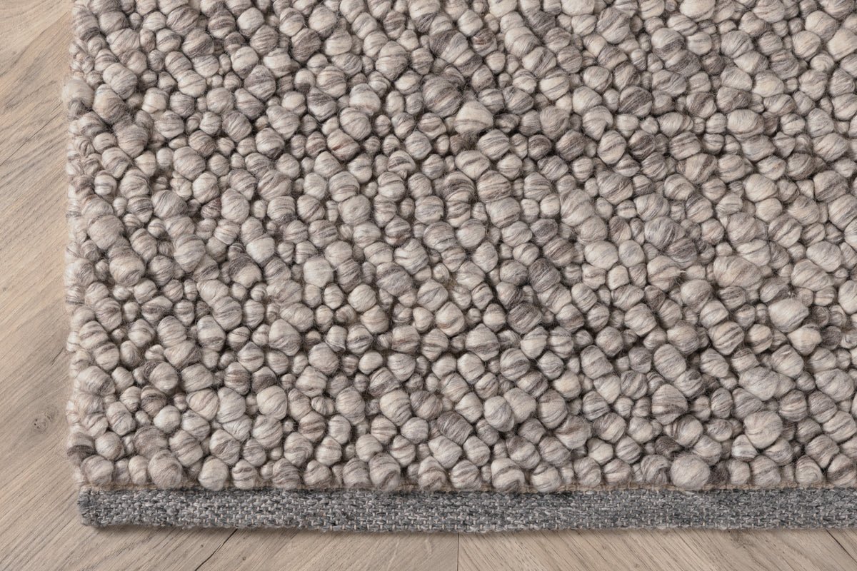 Vloerkleed Simon – handgeweven van wol & viscose