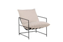 Designer Lounge Fauteuil Sedalia – moderne armleuningfauteuil in Beige