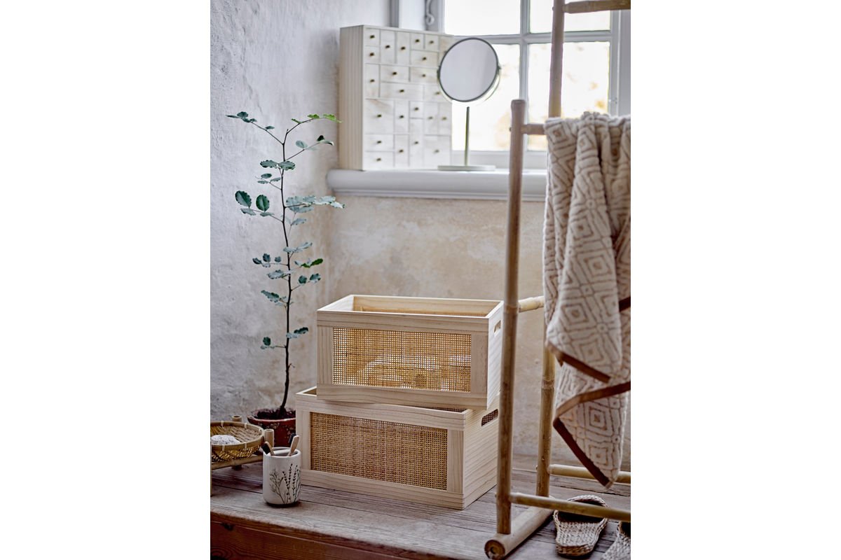 Zeepdispenser-set Klem – steengoed met gekraakte glazuur (set van 2)