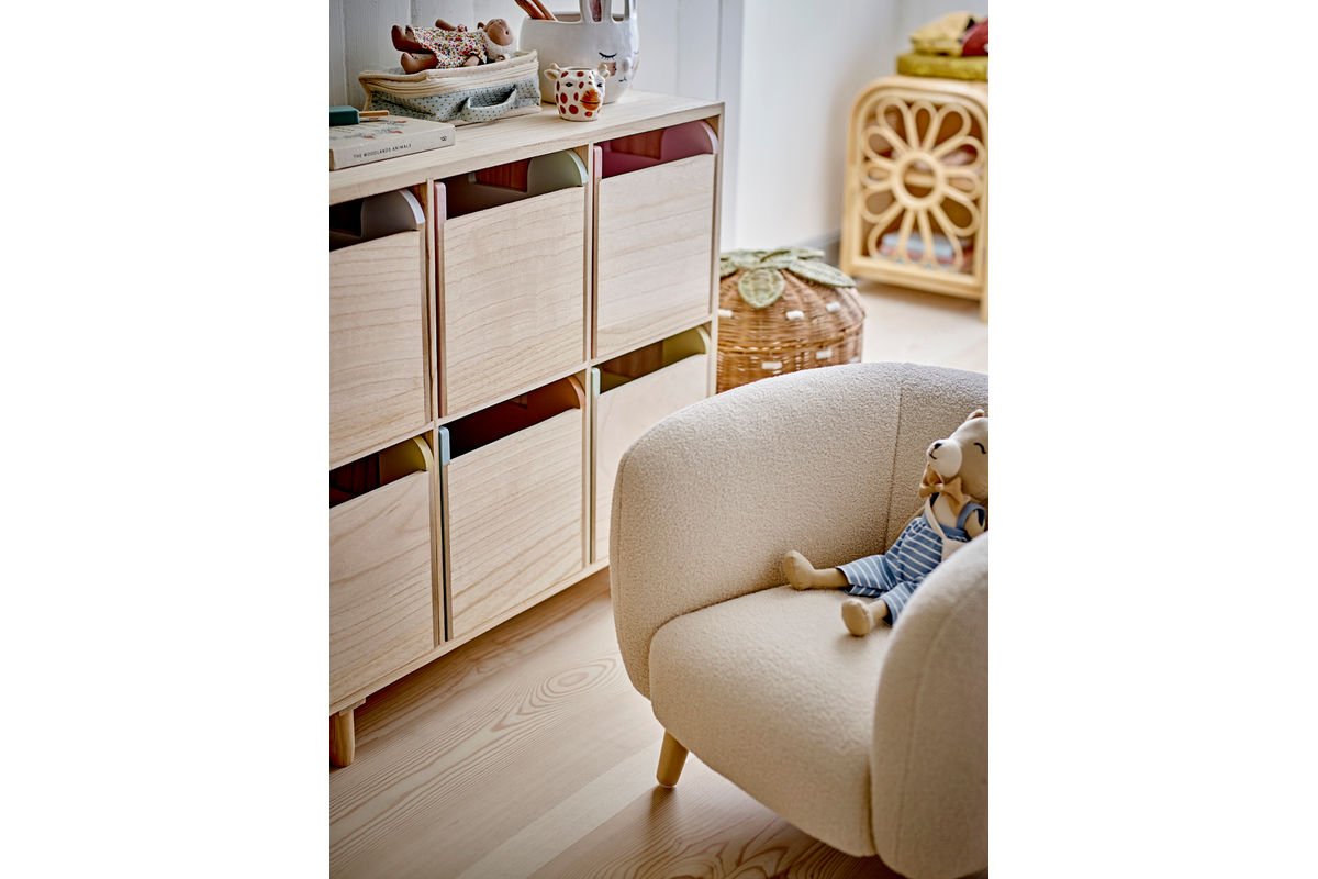 Kinderboekenplank „Linus“ met laden – Kleurrijk ontwerp