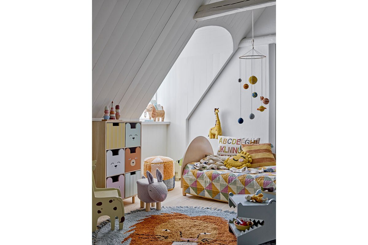 Kinderboekenplank „Linus“ met laden – Kleurrijk ontwerp