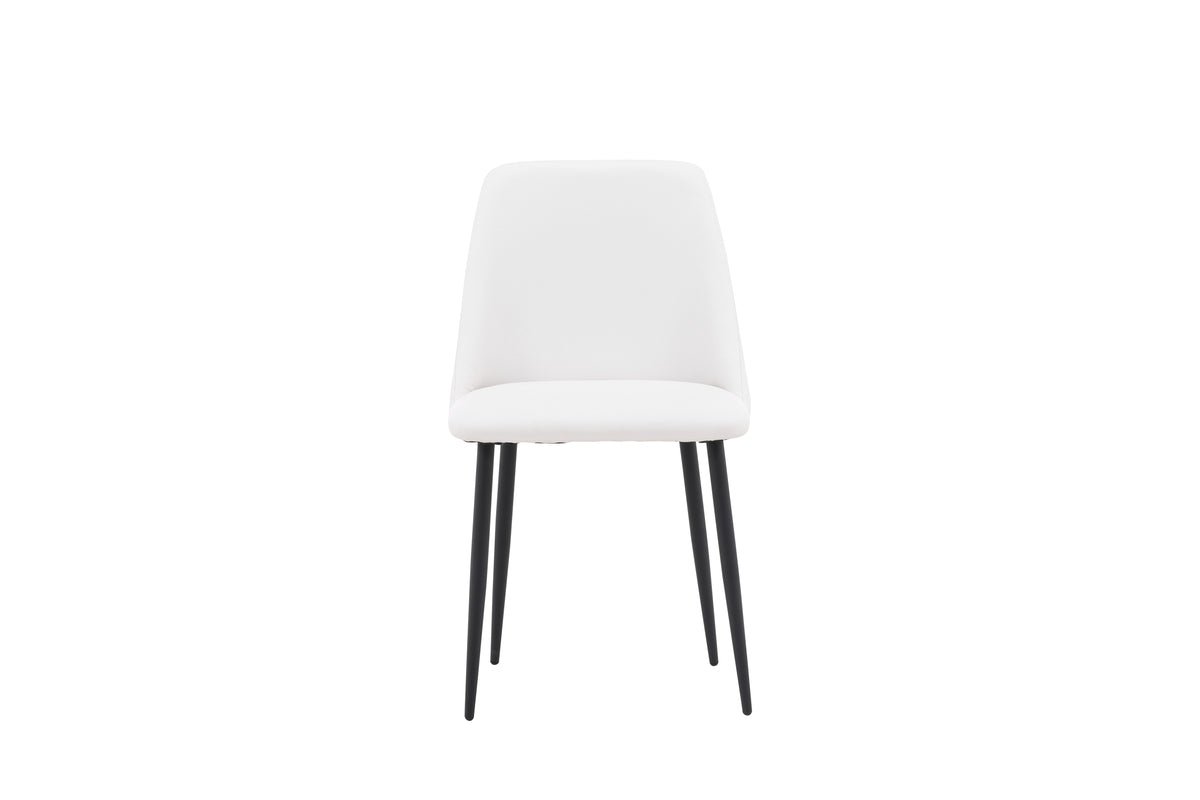 2-delige set - stoel Liora van zachte polyestersatijn