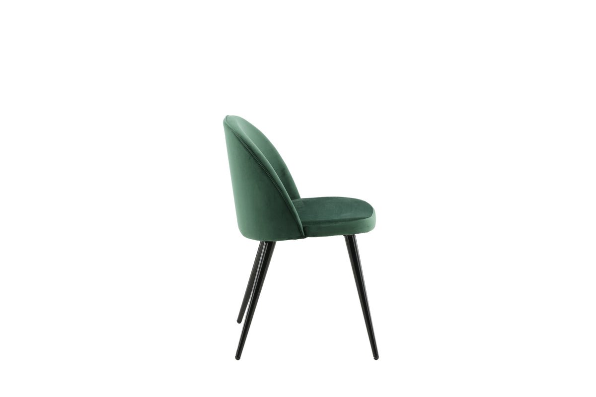 Ensemble de 2 - Chaise Brothers en Noir ou Vert