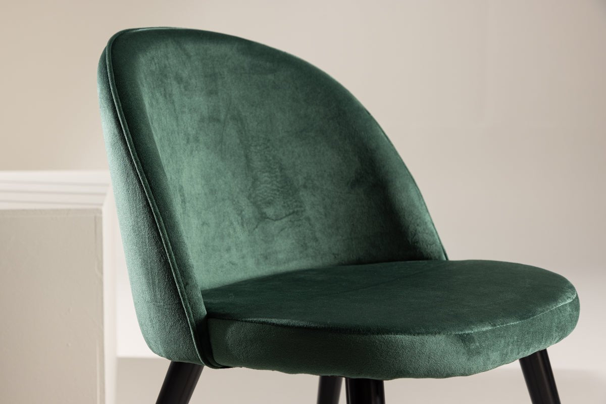 Ensemble de 2 - Chaise Brothers en Noir ou Vert