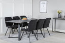 Eettafel Waka - de decoratieve metalen poten zetten een stijlvolle accent