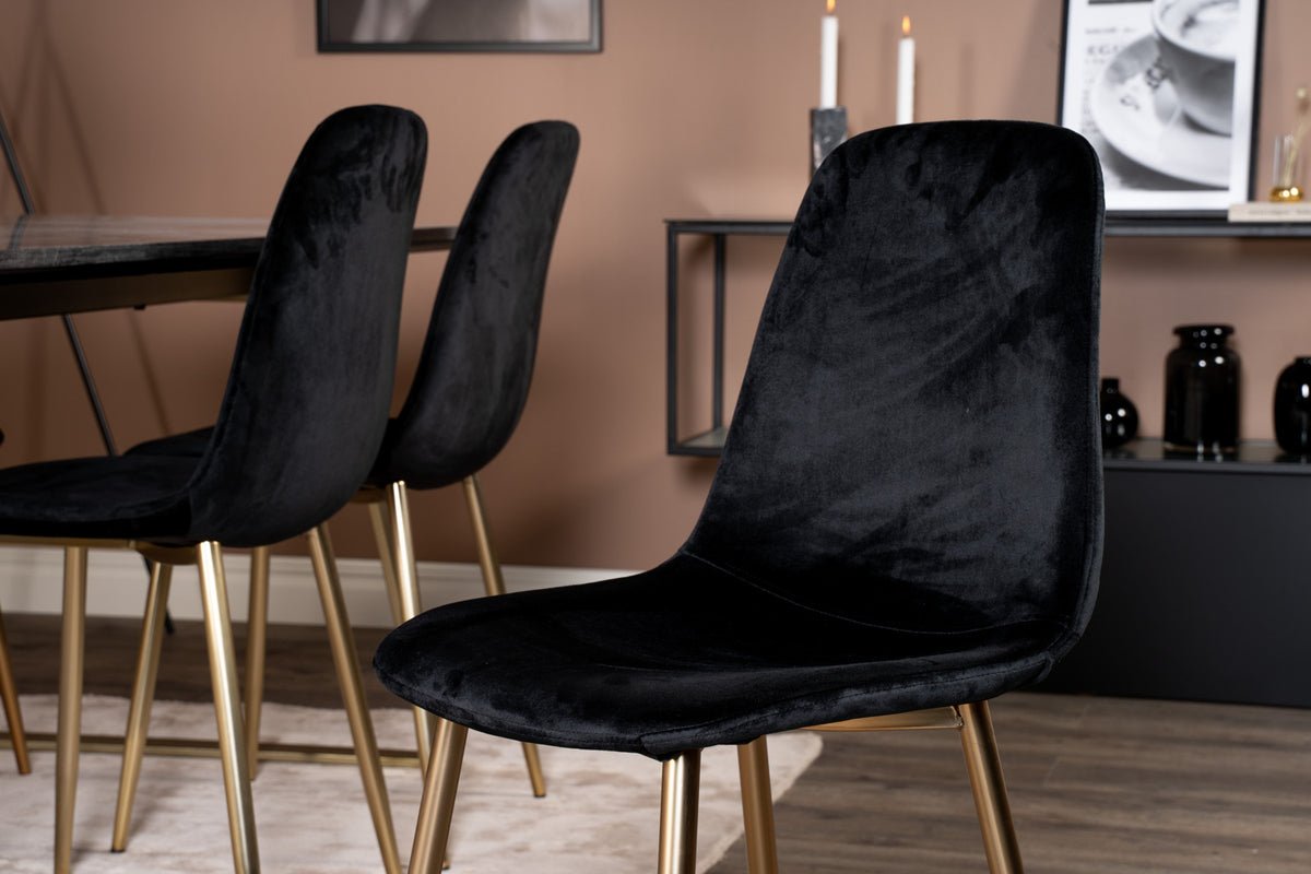 2-delige set - stoel Andrew in 6 kleuren