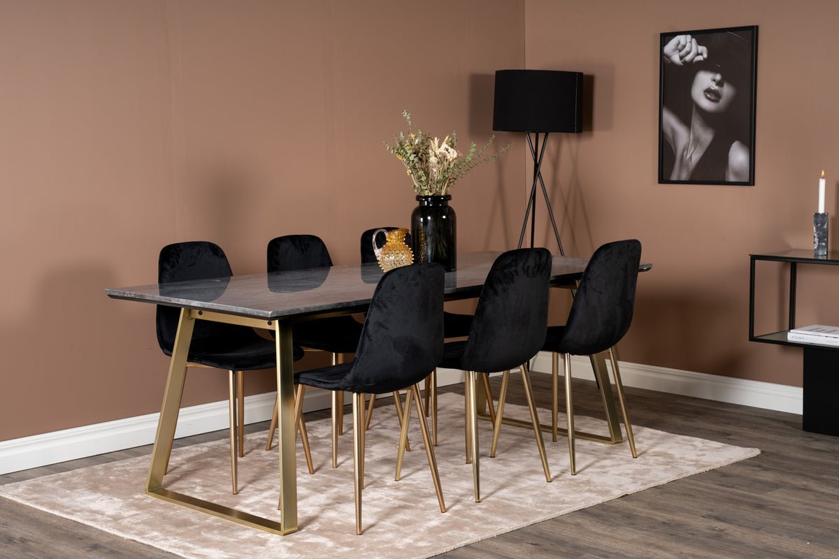 2-delige set - stoel Andrew in 6 kleuren