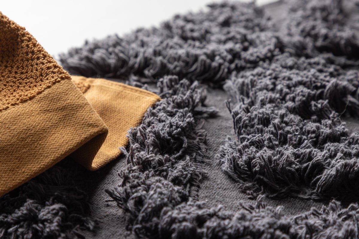 Badmat Savia – 100% katoen in donkergrijs of bruin