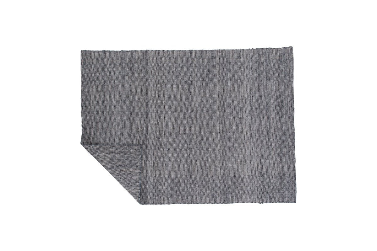 Vloerkleed Zay – handgeweven in Beige van polyester & katoen