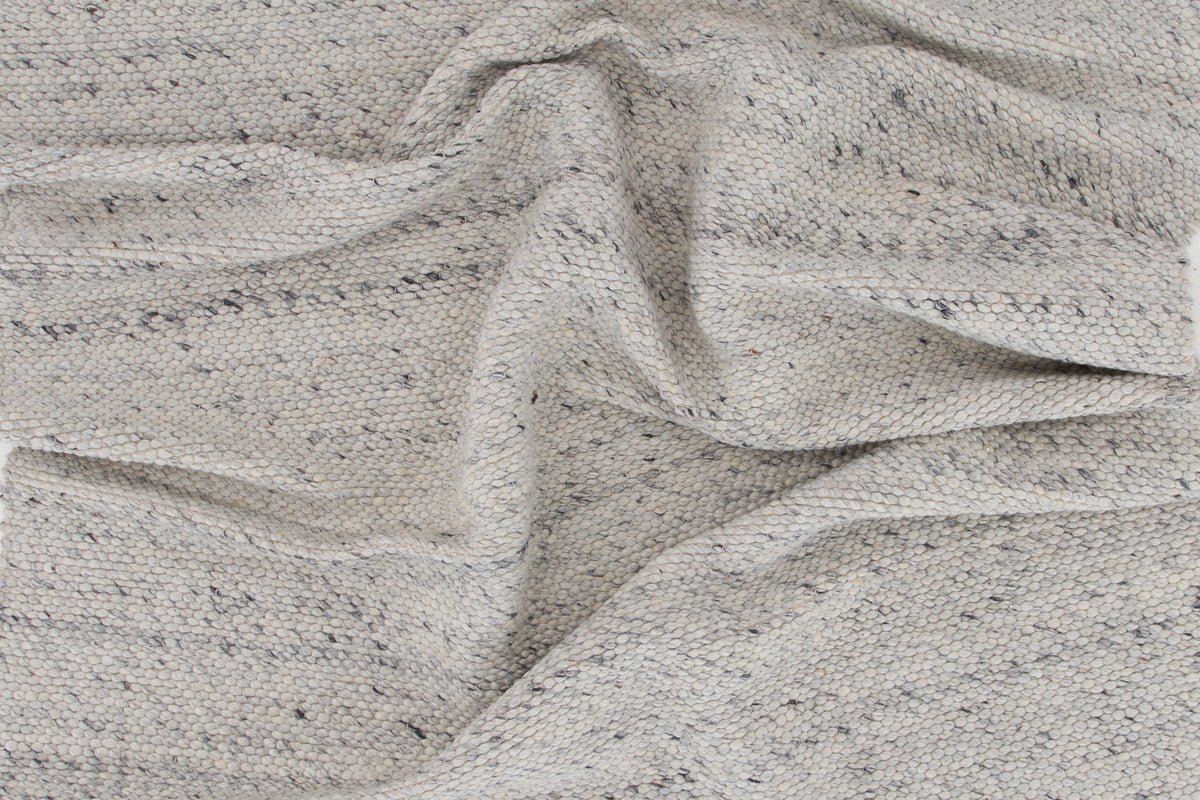 Vloerkleed Nalea – in Wit van wol & katoen