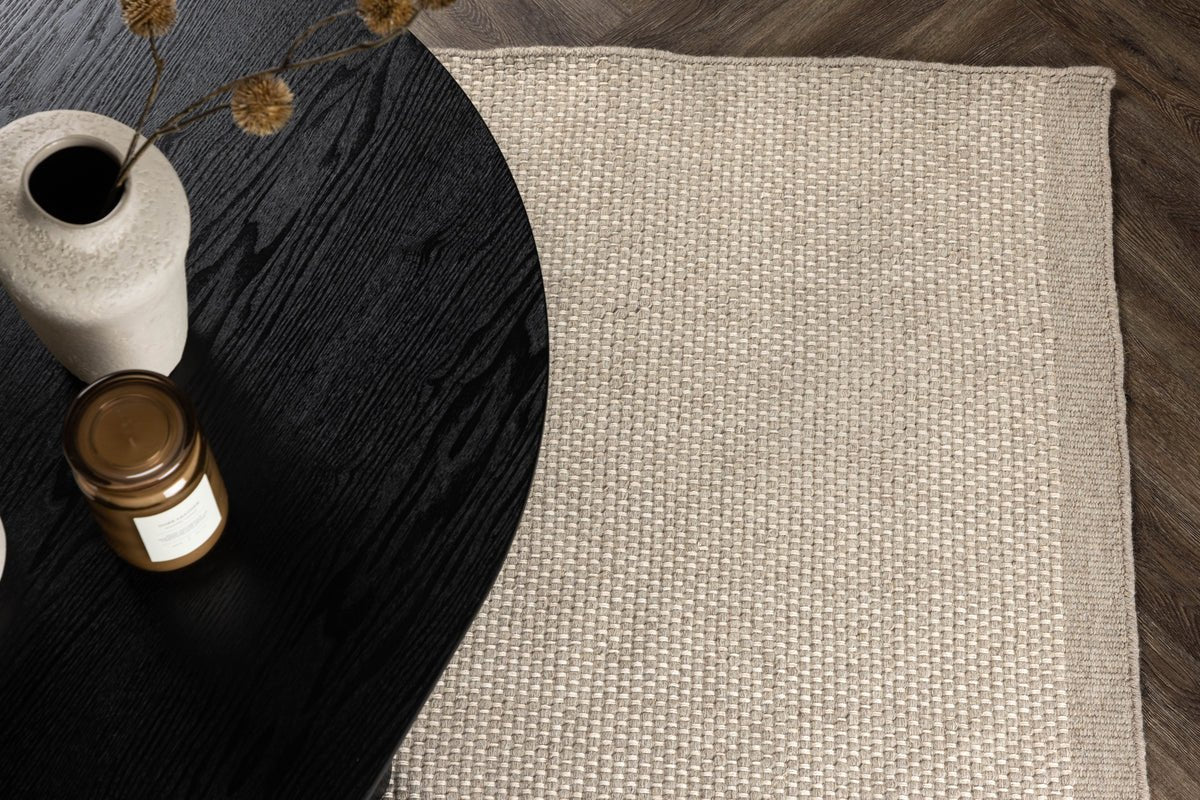 Vloerkleed Aruna – van katoen in twee kleuren & maten