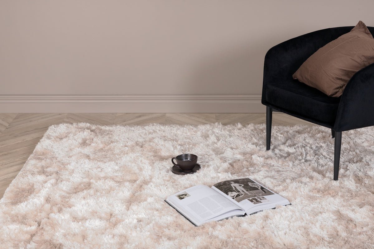 Vloerkleed Aylin – met glanseffect van polyester & katoen