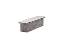 Banc "Stan" – en aspect pierre grise