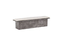 Banc "Stan" – en aspect pierre grise