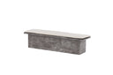 Banc "Stan" – en aspect pierre grise