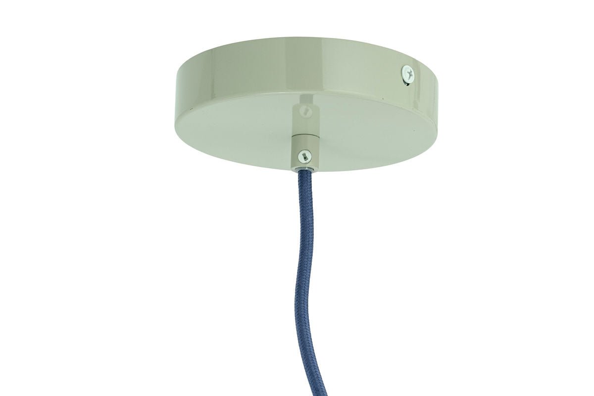 Pendelleuchte Shania – Grün lackiertes Metall mit Kontrast