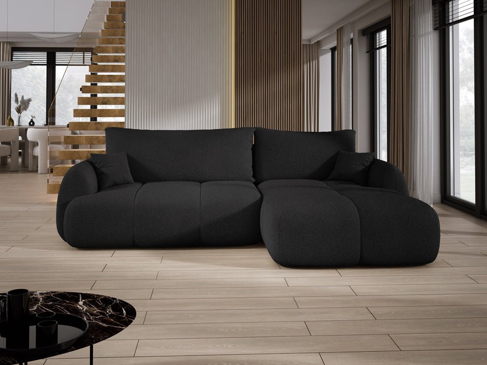 Designer L-bank Coco in Bouclé