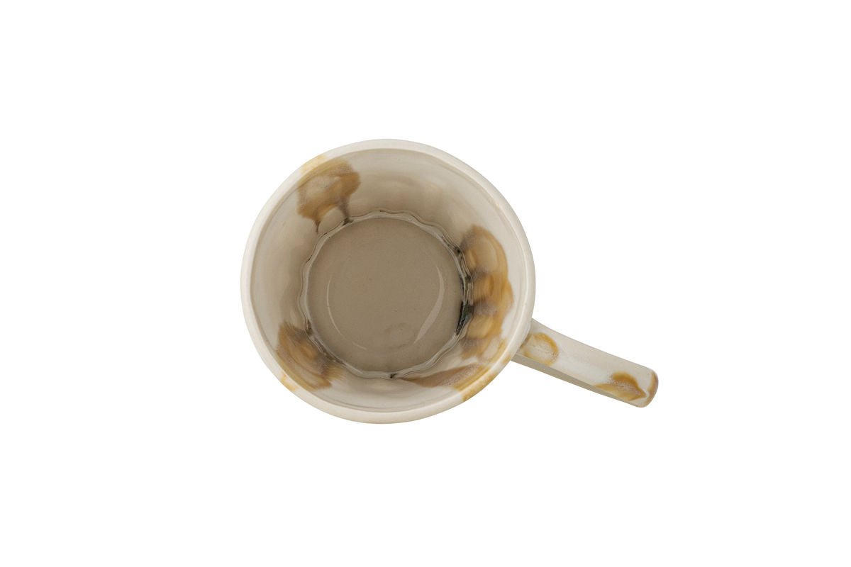 Bekerset „Ravion“ – Bruin steengoed (4-delig)