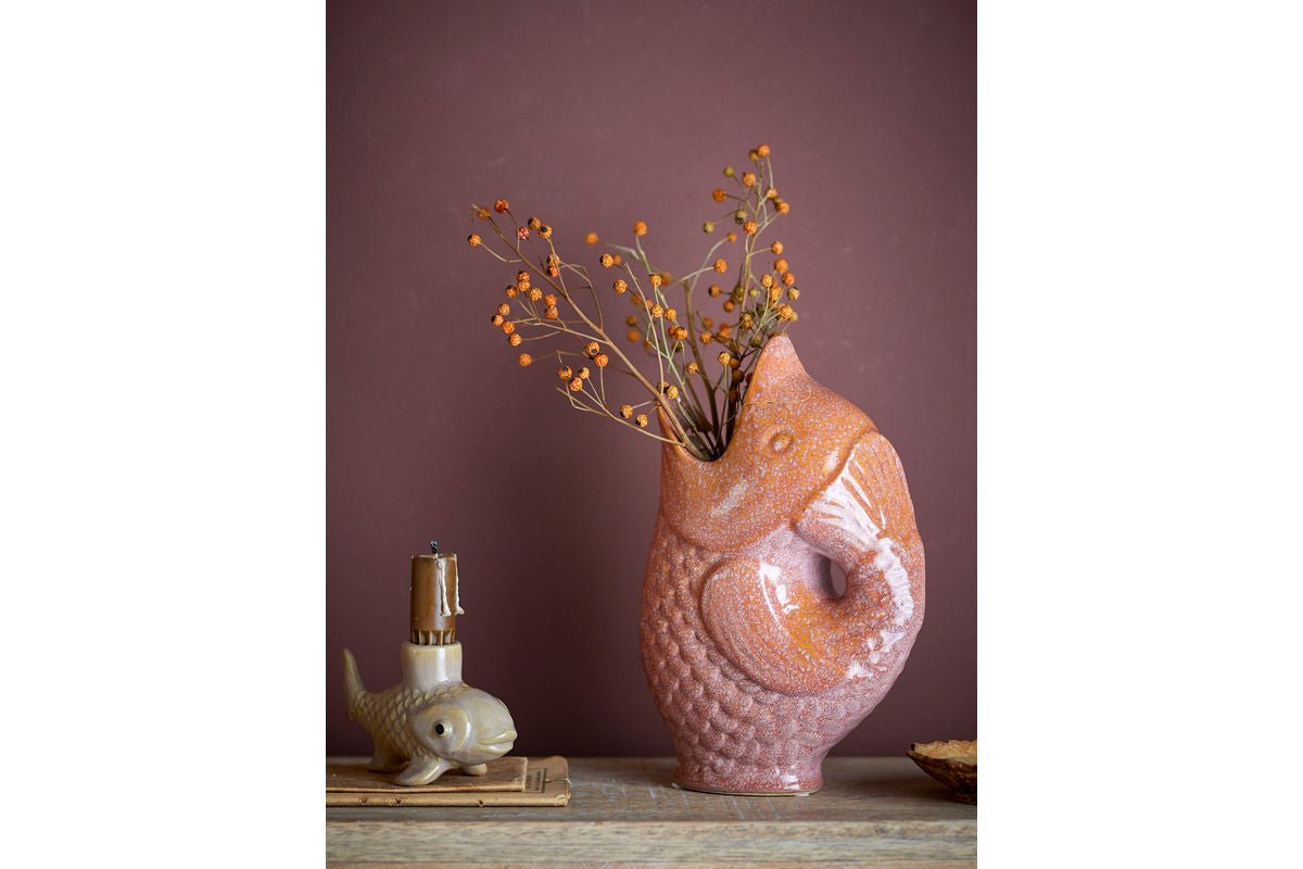 Vaas „Nerio“ – Bruin steengoed