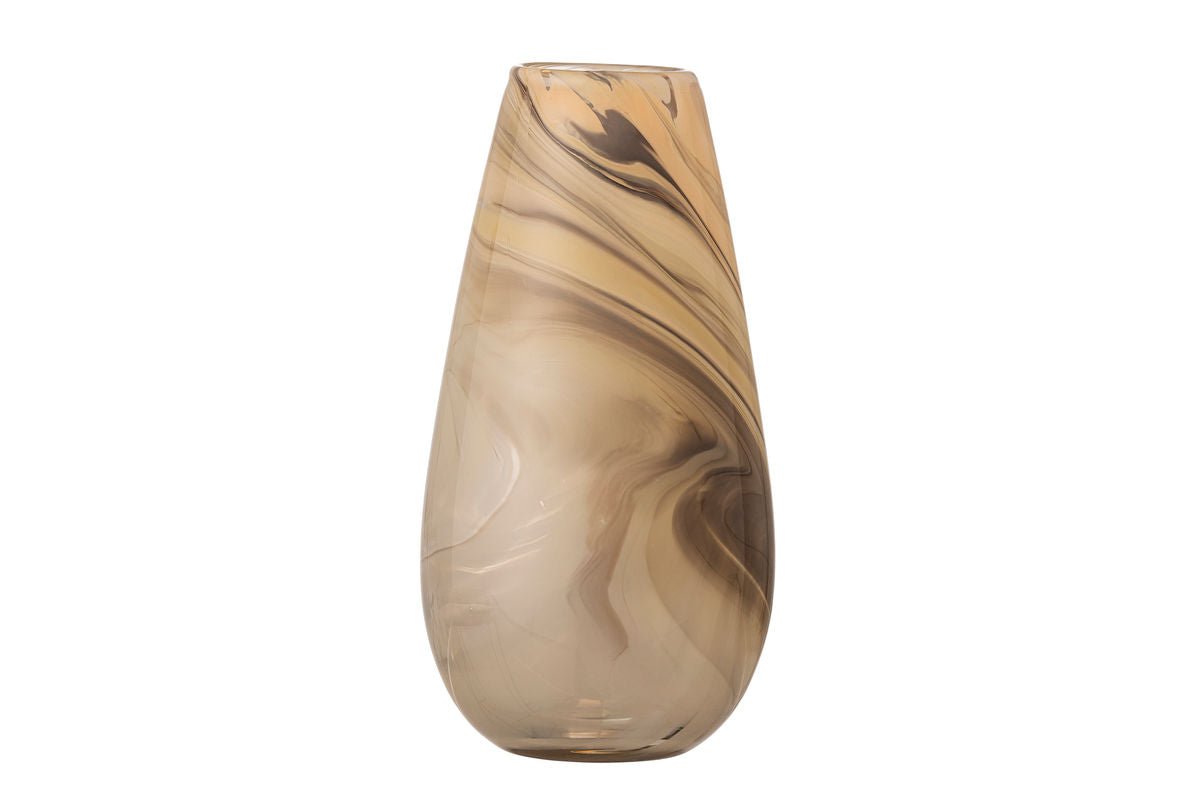 Vase « Ruhan » – Verre brun