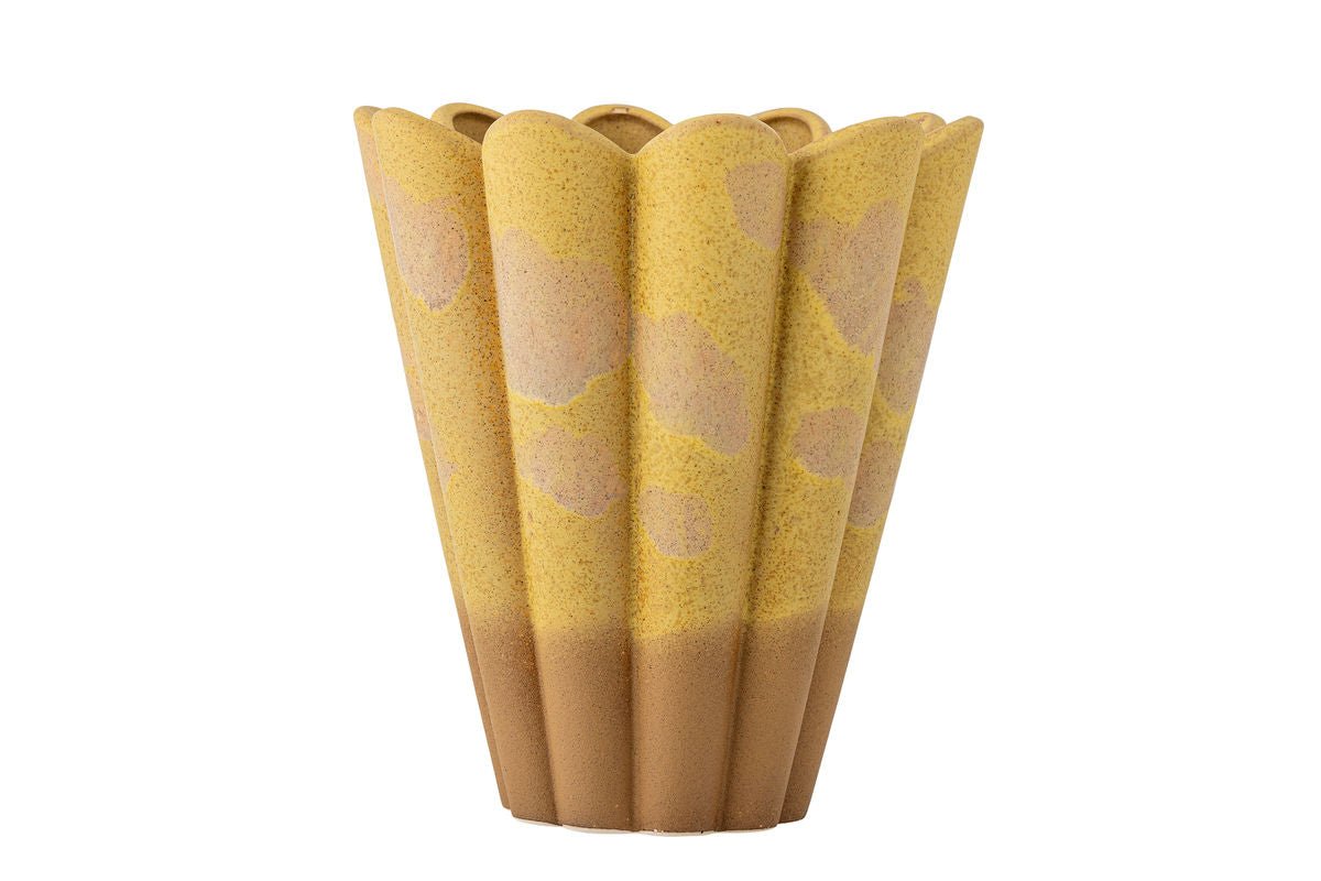 Vase « Yellow Brülé » – en grès