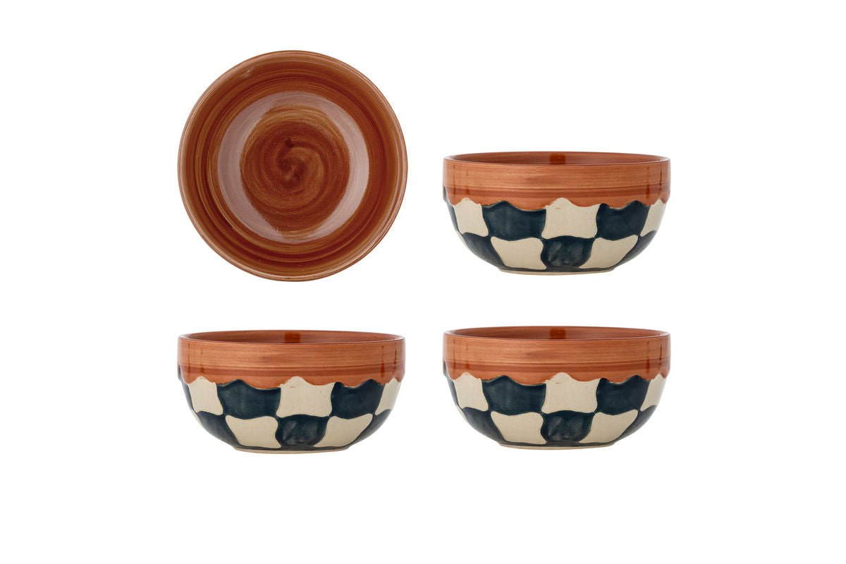 Schaalset „Tavira“ – Gekleurd aardewerk (4-delig)