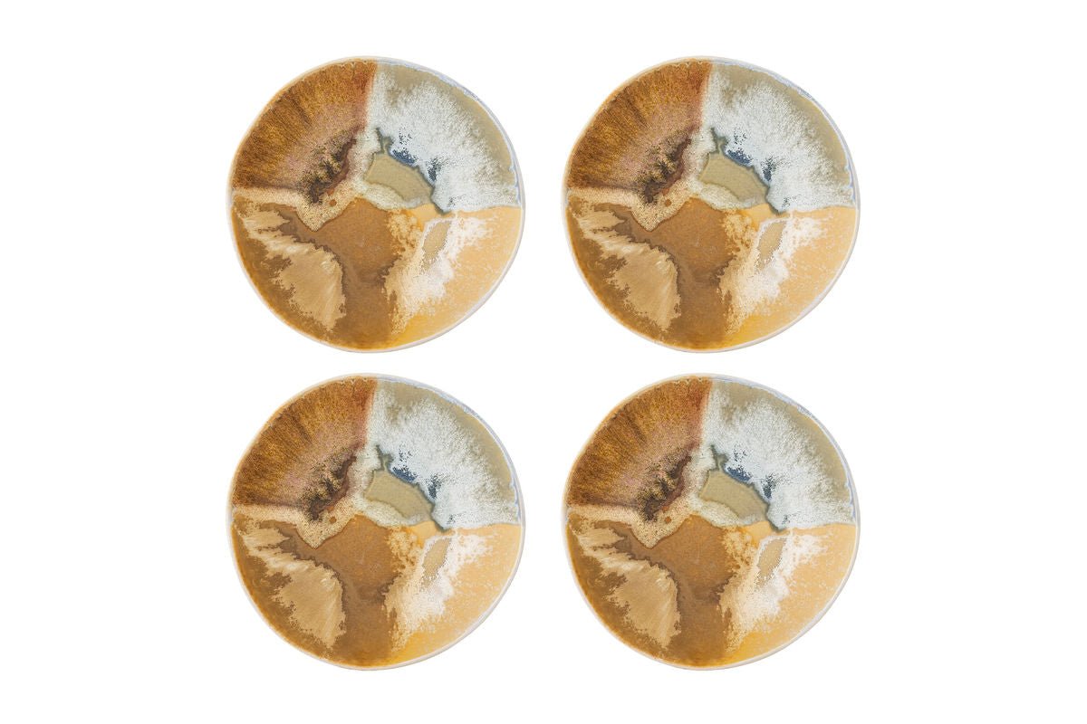 Ensemble de coupelles « Limone » – Grès jaune (4 pièces)