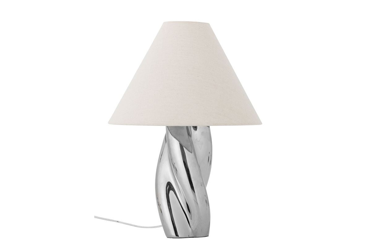 Lampe de table Astro - faïence argentée