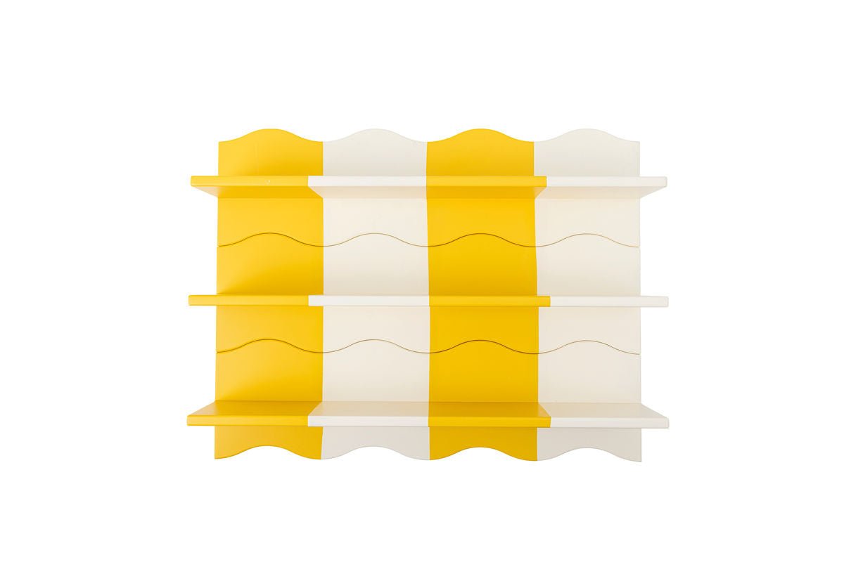 Kinderrek Oslo – Geel wandrek met golvend ruitpatroon