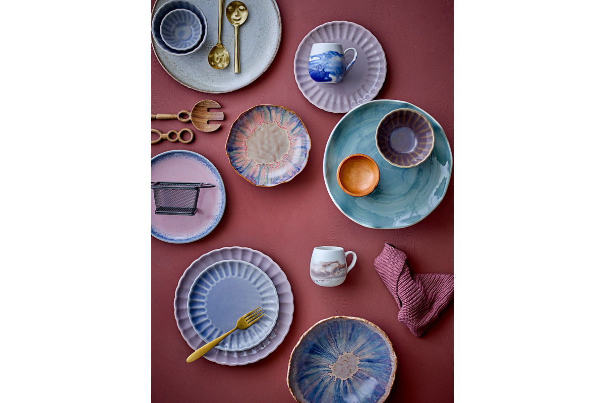 Schotel Parijs – steengoed met aquarelachtige glazuur