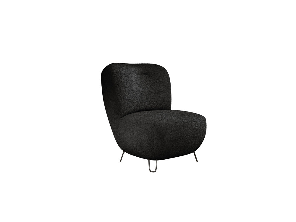 Design Fauteuil Tokyo in Bouclé