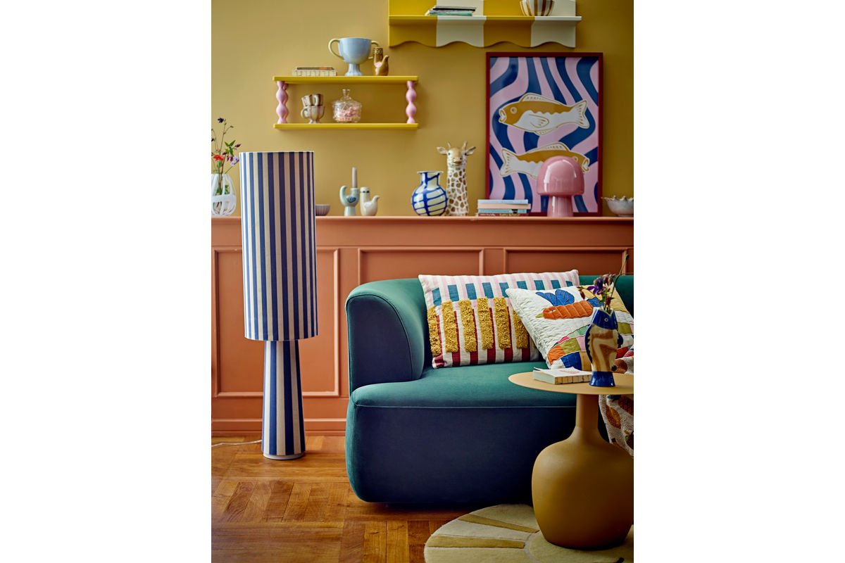 Kinderrek Lyon – Geel wandrek met roze poten