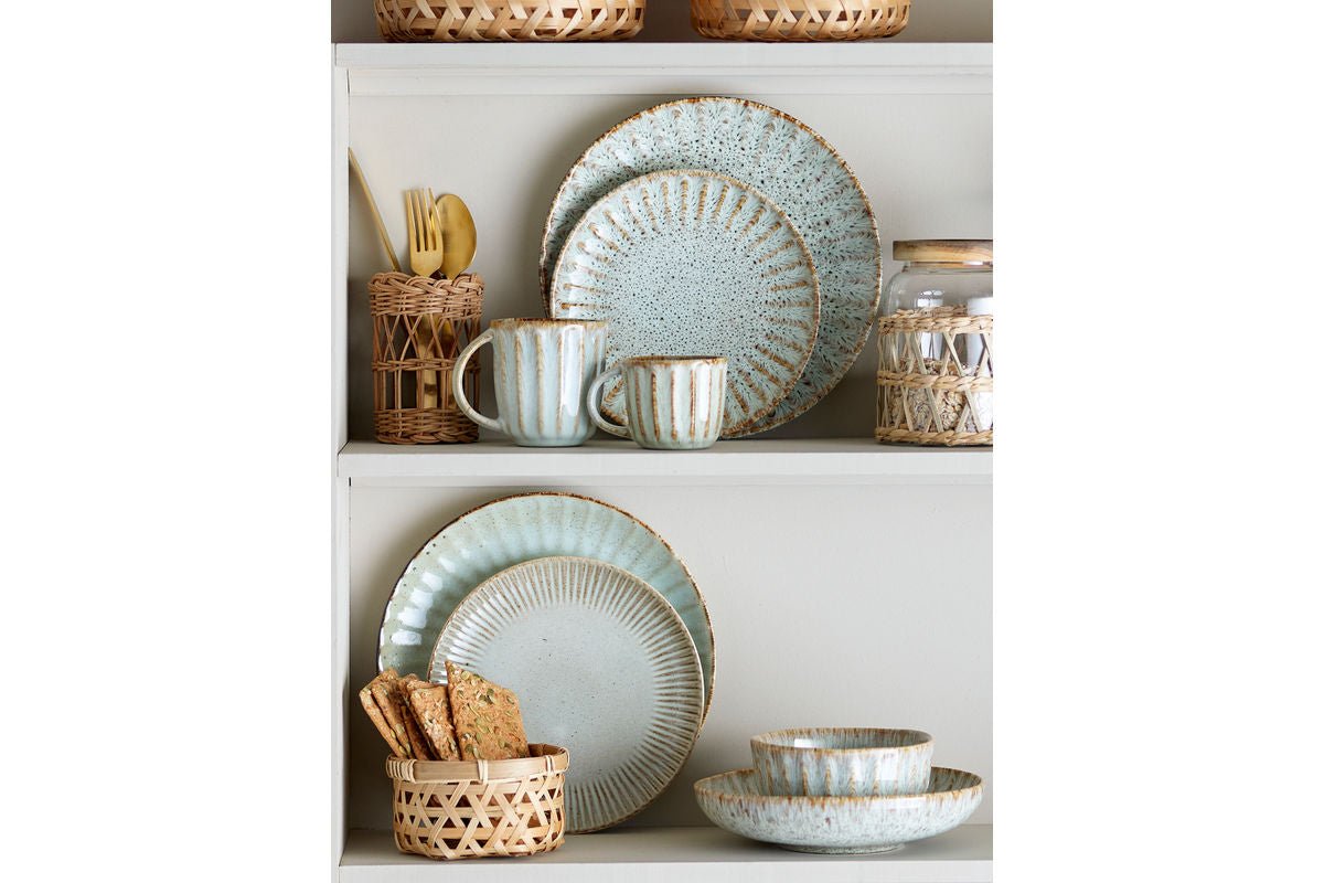 Assiette Coria – fabriquée en grès