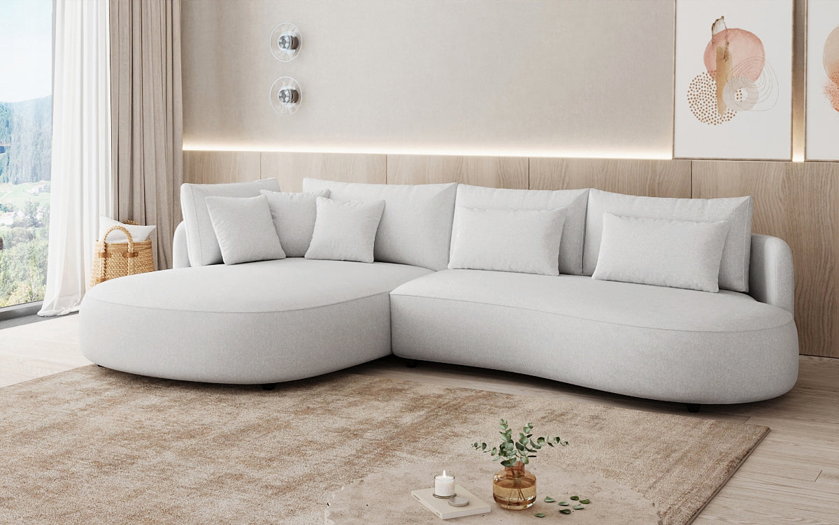 Designer Ecksofa Ando Mini  in Strukturstoff