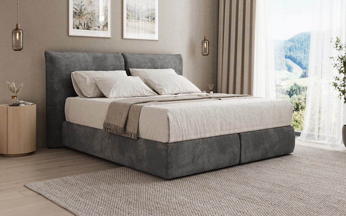 Boxspringbett Pillo in Cord