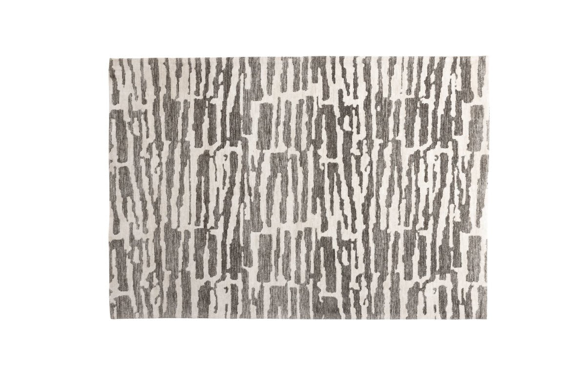 Tapis Inara – en Beige ou Gris en polyester et coton