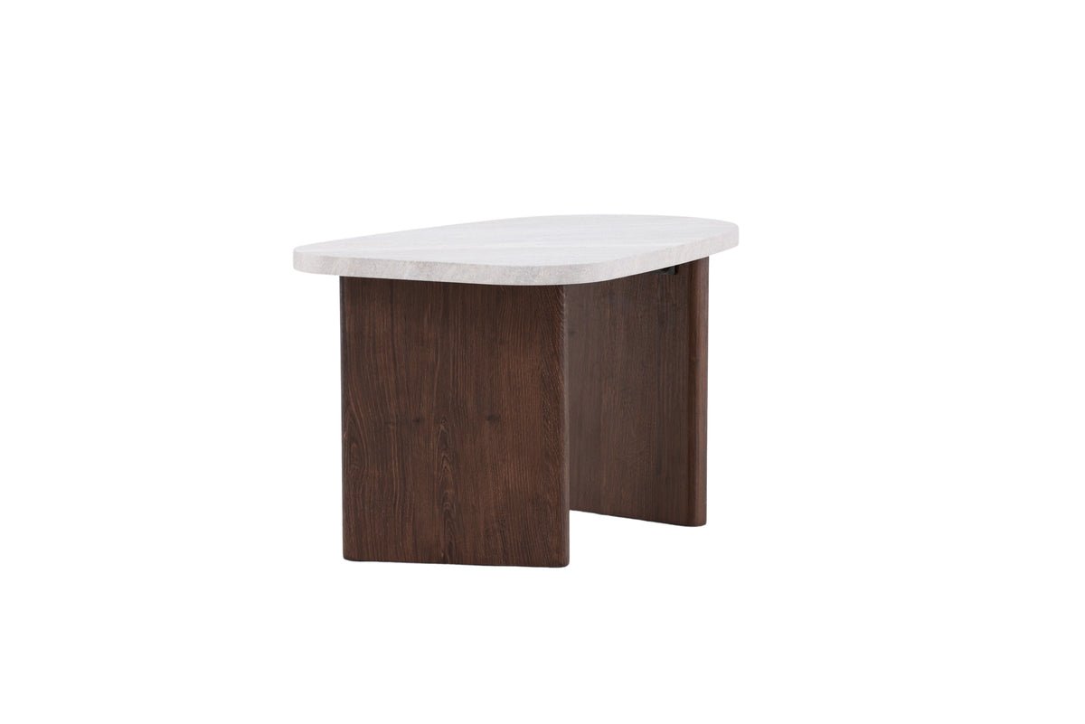 Table d'appoint Penni – en Noir ou Blanc/Marron