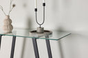 Table d'appoint Lera – avec plateau en verre