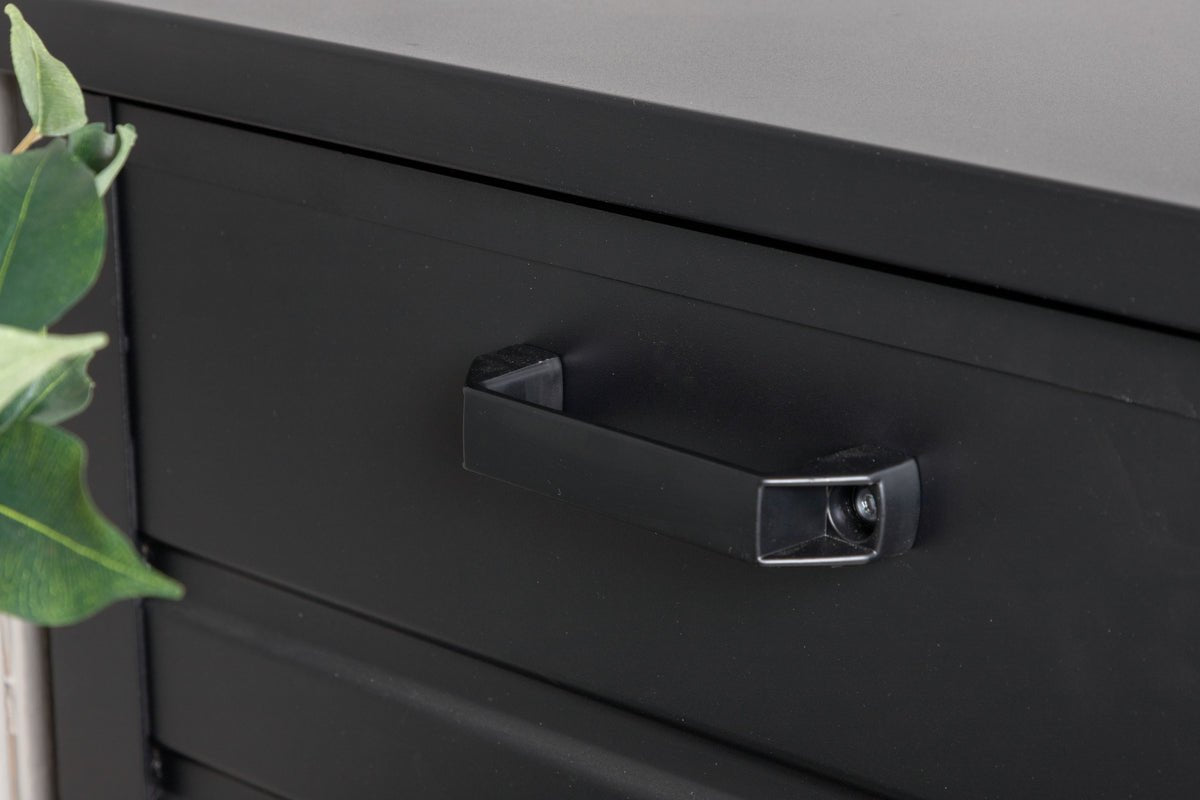 Garten Kissenbox Ludmilla - schwarze Aluminiumkonstruktion inkl. Innentasche