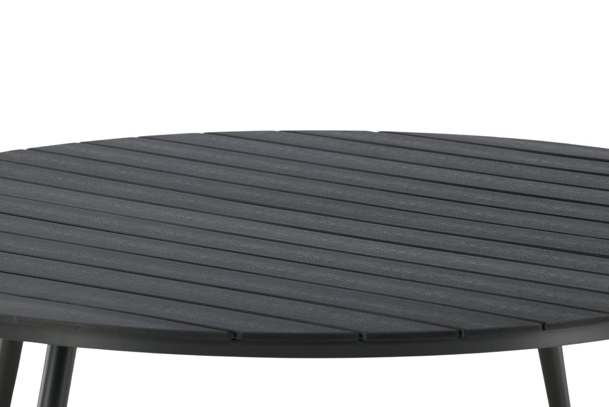 Table de jardin Aviani - ronde, accueillante et élégante